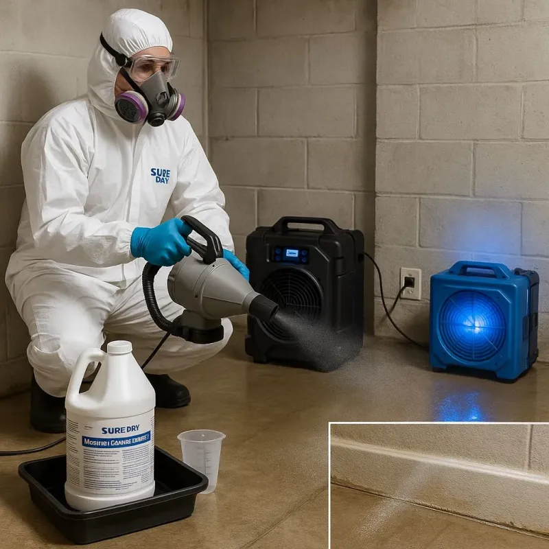 Sanitization and Odor Removal process in Pawcatuck, CT