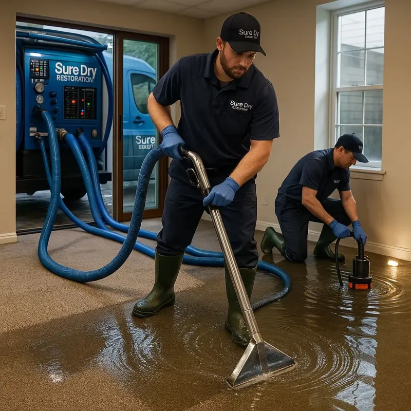 Water Extraction and Removal process in Pawcatuck, CT